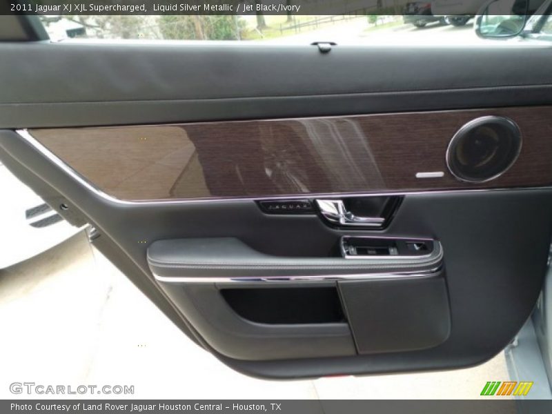 Liquid Silver Metallic / Jet Black/Ivory 2011 Jaguar XJ XJL Supercharged