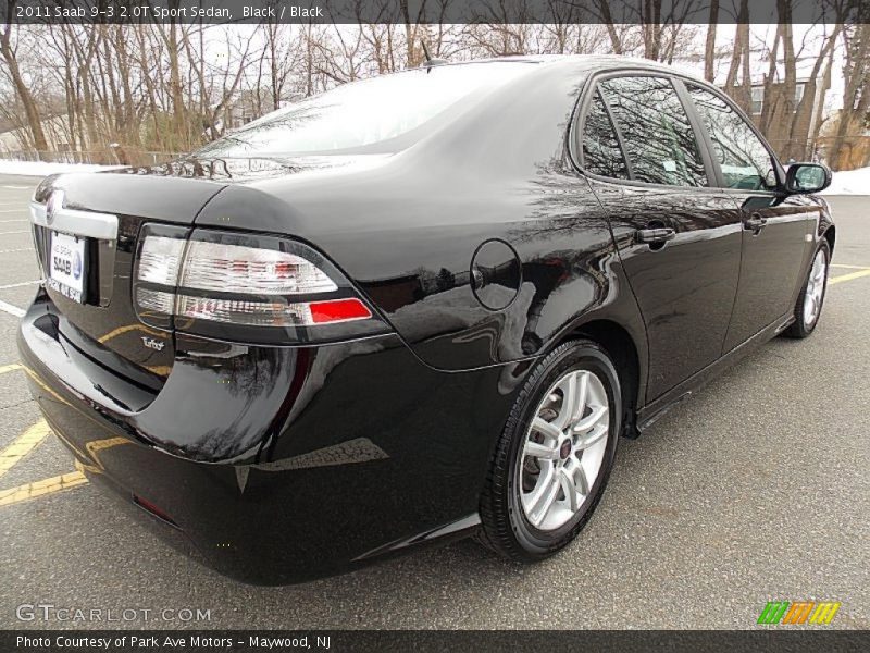 Black / Black 2011 Saab 9-3 2.0T Sport Sedan