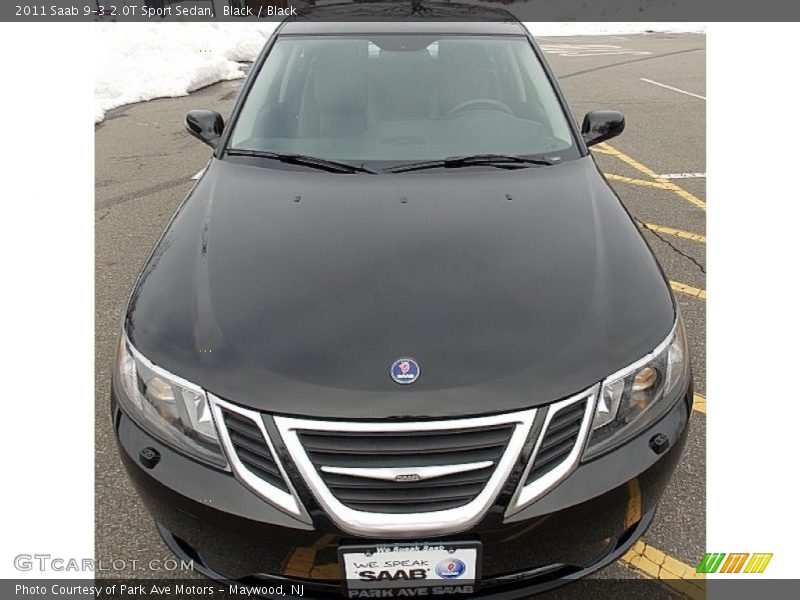 Black / Black 2011 Saab 9-3 2.0T Sport Sedan