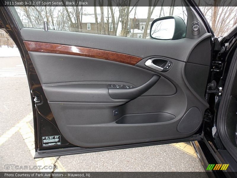 Black / Black 2011 Saab 9-3 2.0T Sport Sedan