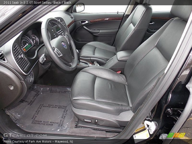 Black / Black 2011 Saab 9-3 2.0T Sport Sedan