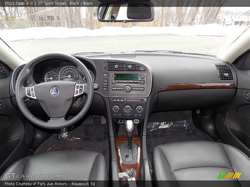 Black / Black 2011 Saab 9-3 2.0T Sport Sedan