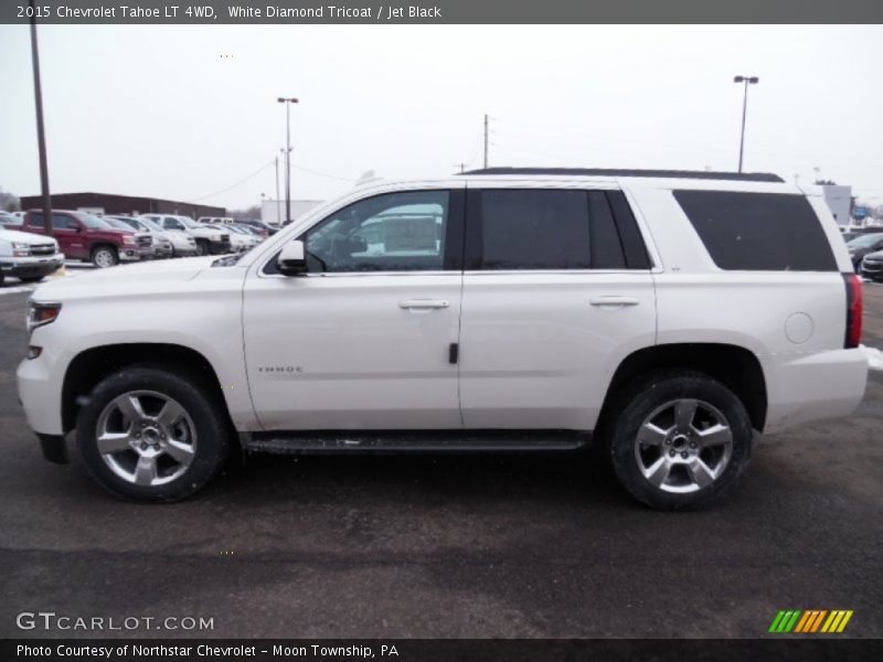 White Diamond Tricoat / Jet Black 2015 Chevrolet Tahoe LT 4WD