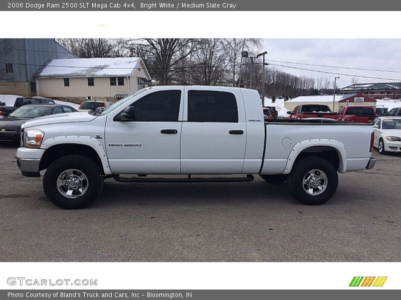 Bright White / Medium Slate Gray 2006 Dodge Ram 2500 SLT Mega Cab 4x4
