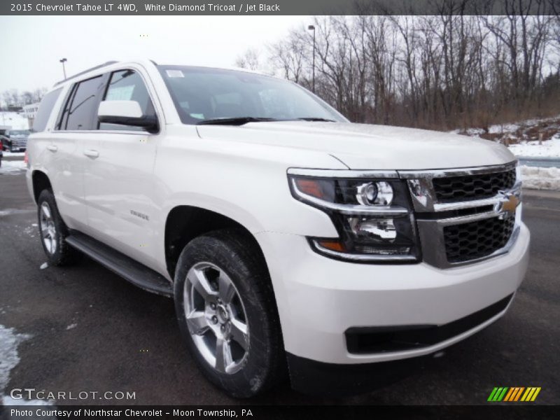 White Diamond Tricoat / Jet Black 2015 Chevrolet Tahoe LT 4WD