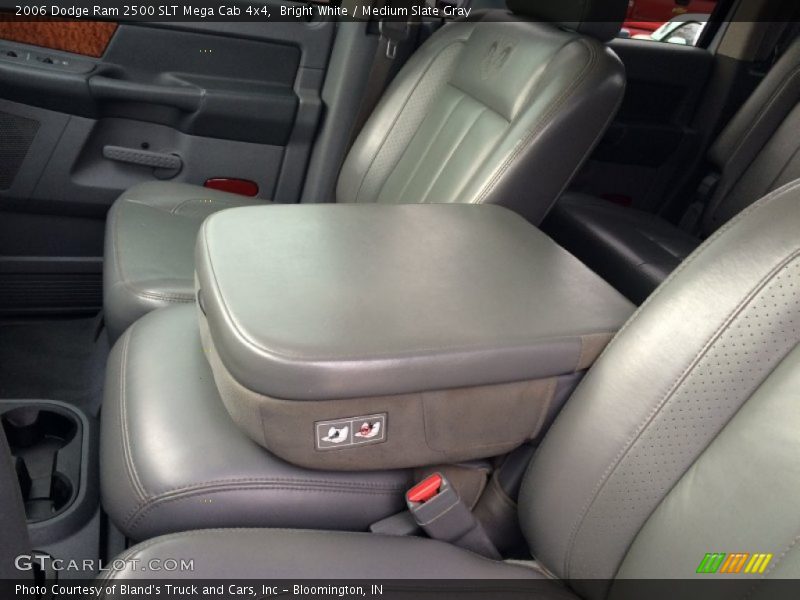 Bright White / Medium Slate Gray 2006 Dodge Ram 2500 SLT Mega Cab 4x4