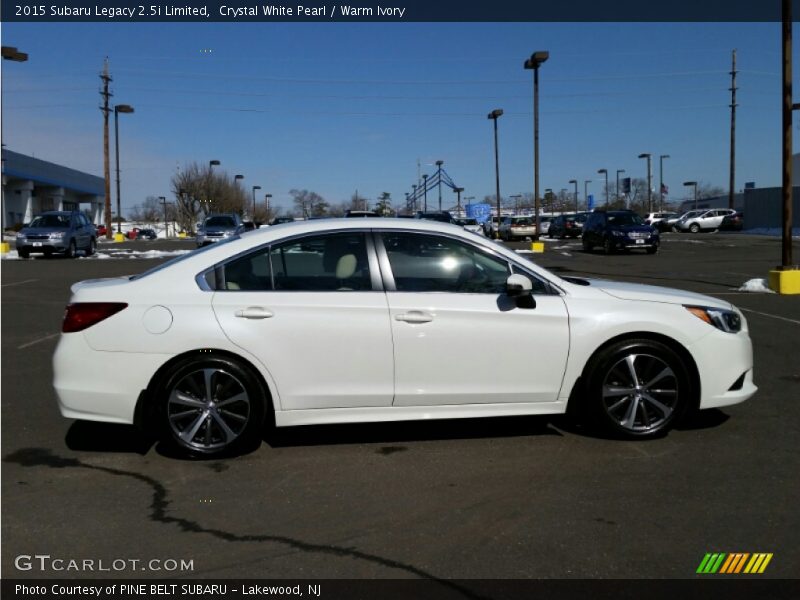 Crystal White Pearl / Warm Ivory 2015 Subaru Legacy 2.5i Limited