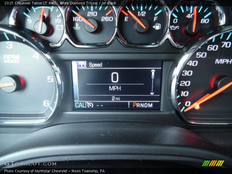 White Diamond Tricoat / Jet Black 2015 Chevrolet Tahoe LT 4WD