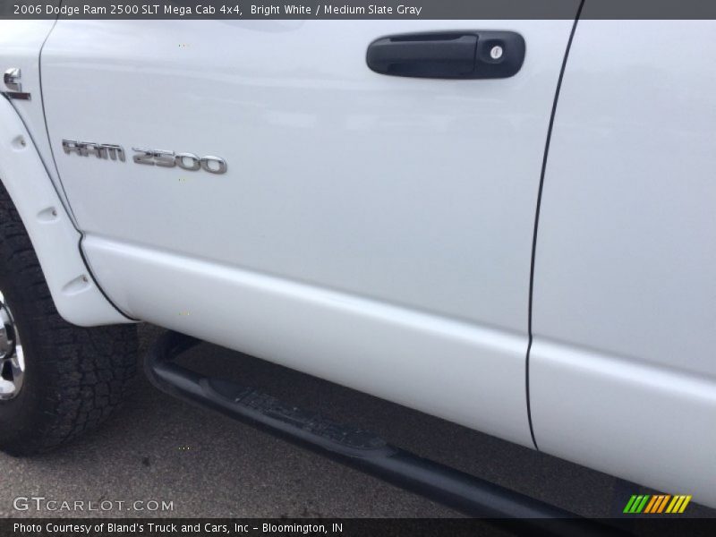 Bright White / Medium Slate Gray 2006 Dodge Ram 2500 SLT Mega Cab 4x4