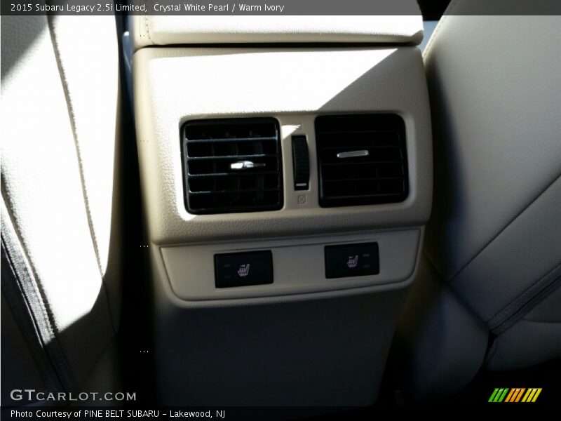 Crystal White Pearl / Warm Ivory 2015 Subaru Legacy 2.5i Limited