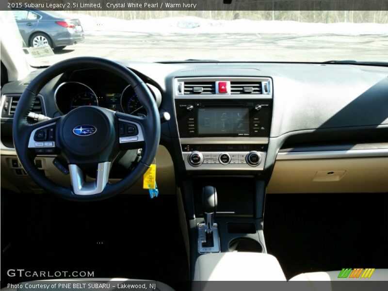 Crystal White Pearl / Warm Ivory 2015 Subaru Legacy 2.5i Limited