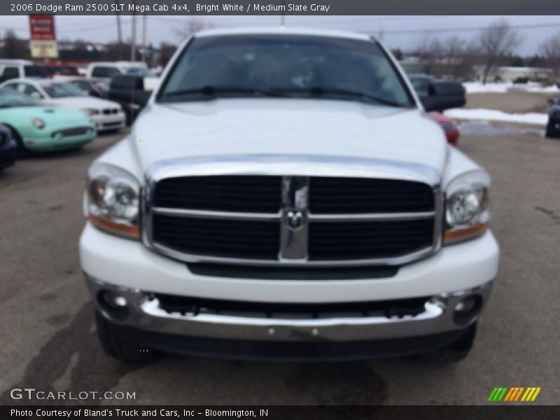 Bright White / Medium Slate Gray 2006 Dodge Ram 2500 SLT Mega Cab 4x4