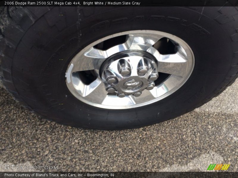 Bright White / Medium Slate Gray 2006 Dodge Ram 2500 SLT Mega Cab 4x4