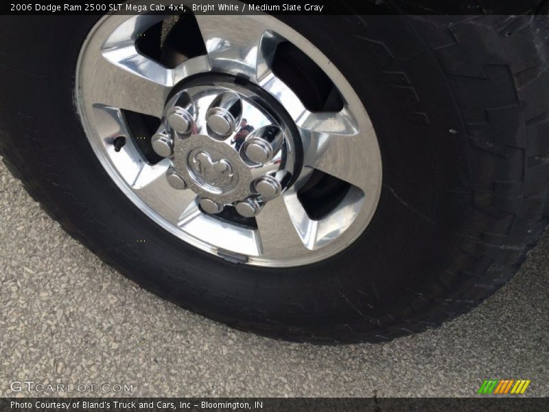 Bright White / Medium Slate Gray 2006 Dodge Ram 2500 SLT Mega Cab 4x4