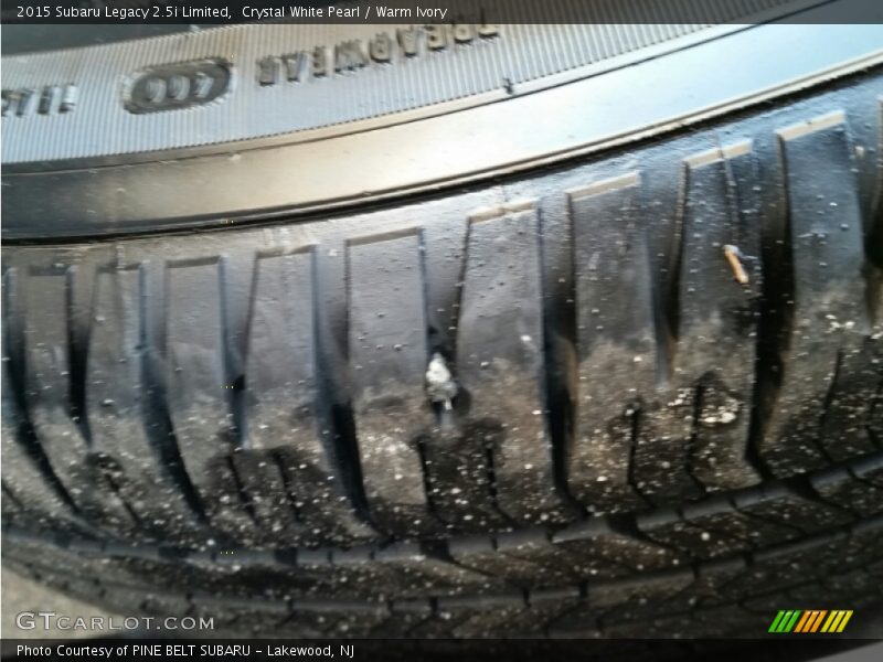 Crystal White Pearl / Warm Ivory 2015 Subaru Legacy 2.5i Limited