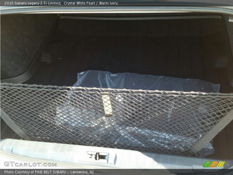 Crystal White Pearl / Warm Ivory 2015 Subaru Legacy 2.5i Limited