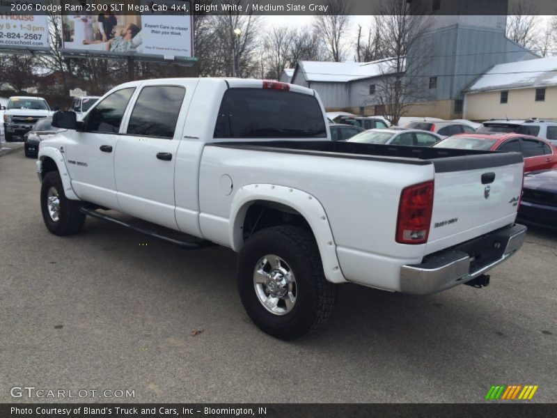 Bright White / Medium Slate Gray 2006 Dodge Ram 2500 SLT Mega Cab 4x4