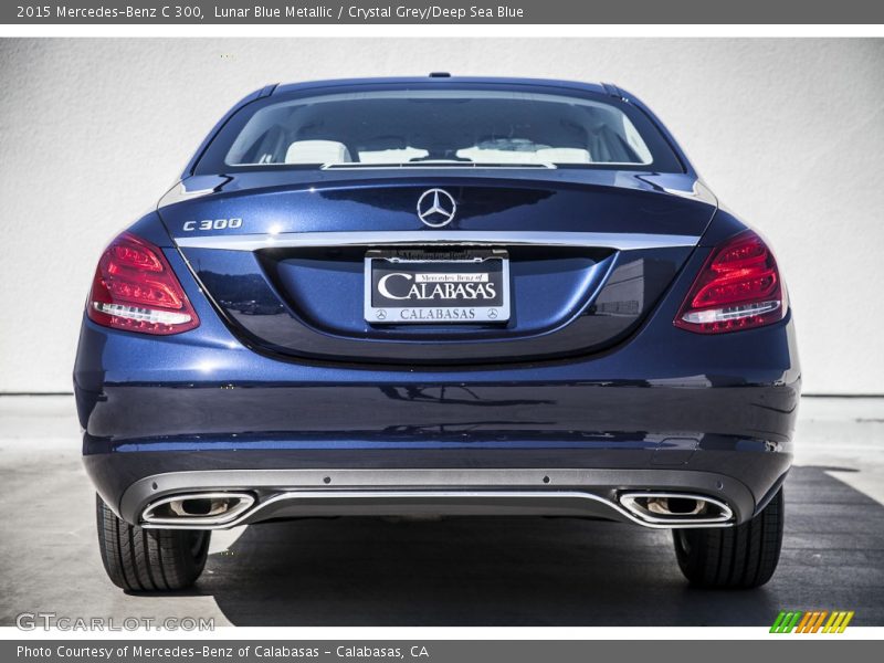 Lunar Blue Metallic / Crystal Grey/Deep Sea Blue 2015 Mercedes-Benz C 300