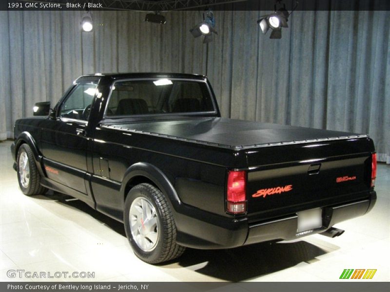 1991 GMC Syclone Black / Black with Red Piping, Back Left - 1991 GMC Syclone 