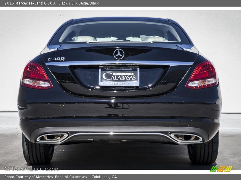 Black / Silk Beige/Black 2015 Mercedes-Benz C 300