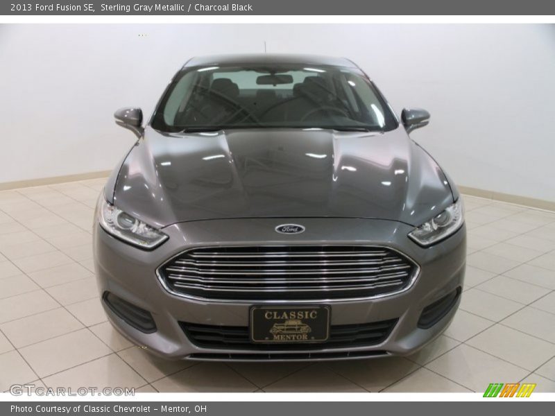 Sterling Gray Metallic / Charcoal Black 2013 Ford Fusion SE
