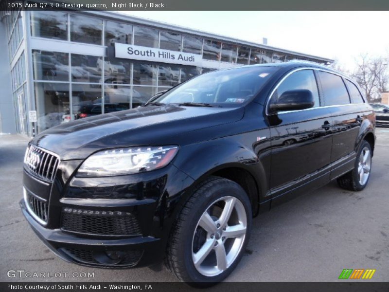 Night Black / Black 2015 Audi Q7 3.0 Prestige quattro