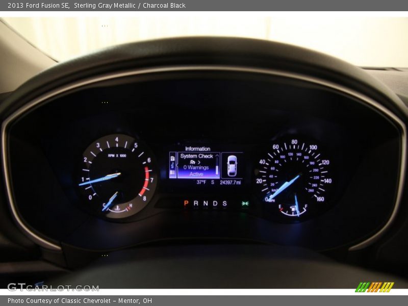 Sterling Gray Metallic / Charcoal Black 2013 Ford Fusion SE