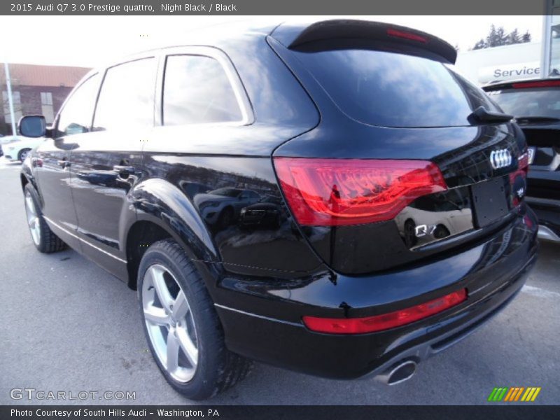 Night Black / Black 2015 Audi Q7 3.0 Prestige quattro