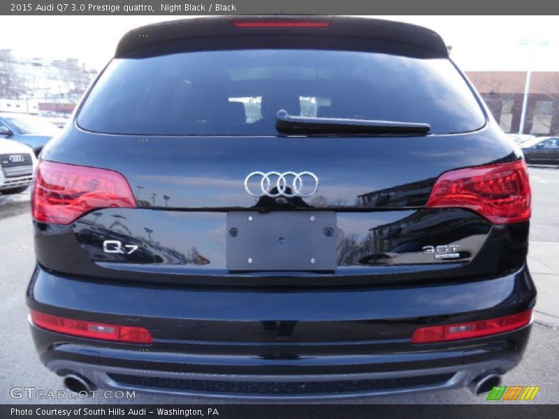 Night Black / Black 2015 Audi Q7 3.0 Prestige quattro