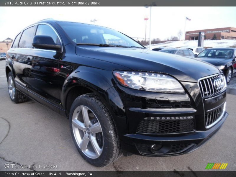Night Black / Black 2015 Audi Q7 3.0 Prestige quattro