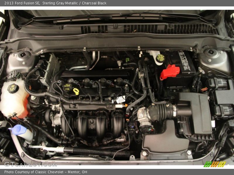 Sterling Gray Metallic / Charcoal Black 2013 Ford Fusion SE