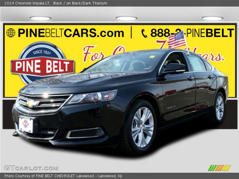 Black / Jet Black/Dark Titanium 2014 Chevrolet Impala LT