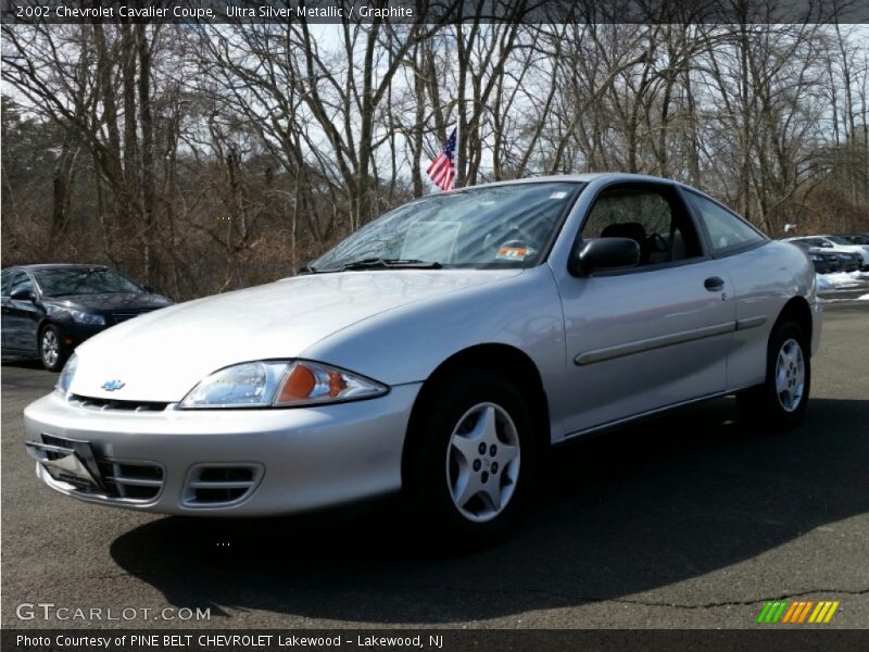 Ultra Silver Metallic / Graphite 2002 Chevrolet Cavalier Coupe