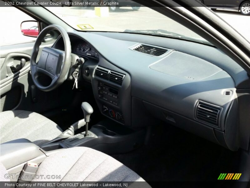 Ultra Silver Metallic / Graphite 2002 Chevrolet Cavalier Coupe