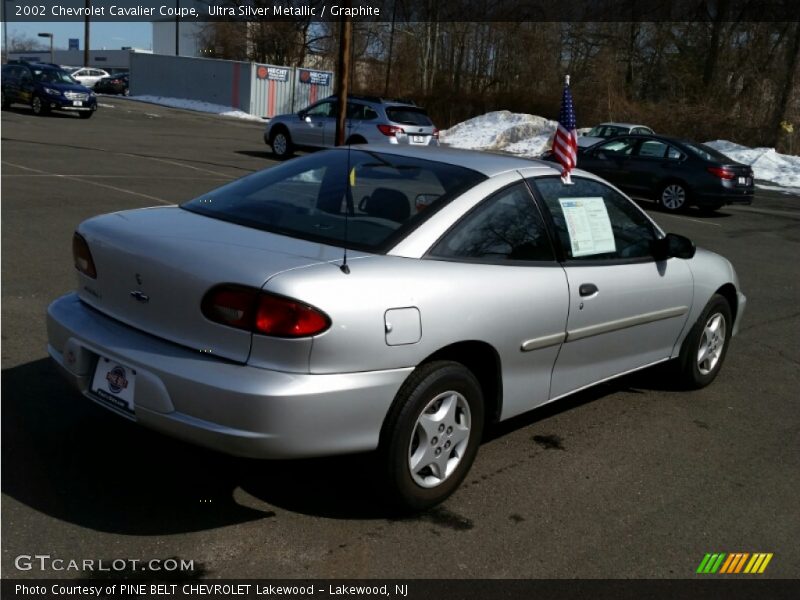 Ultra Silver Metallic / Graphite 2002 Chevrolet Cavalier Coupe