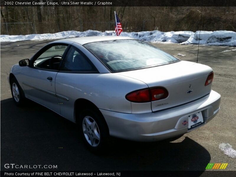 Ultra Silver Metallic / Graphite 2002 Chevrolet Cavalier Coupe