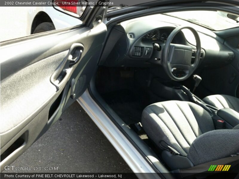 Ultra Silver Metallic / Graphite 2002 Chevrolet Cavalier Coupe