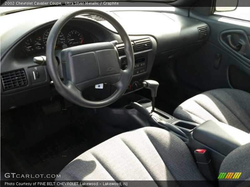 Ultra Silver Metallic / Graphite 2002 Chevrolet Cavalier Coupe