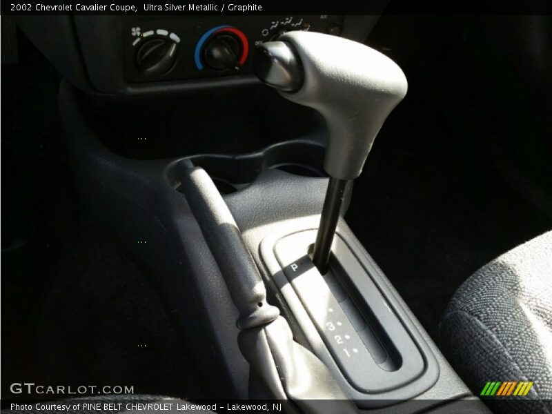 Ultra Silver Metallic / Graphite 2002 Chevrolet Cavalier Coupe