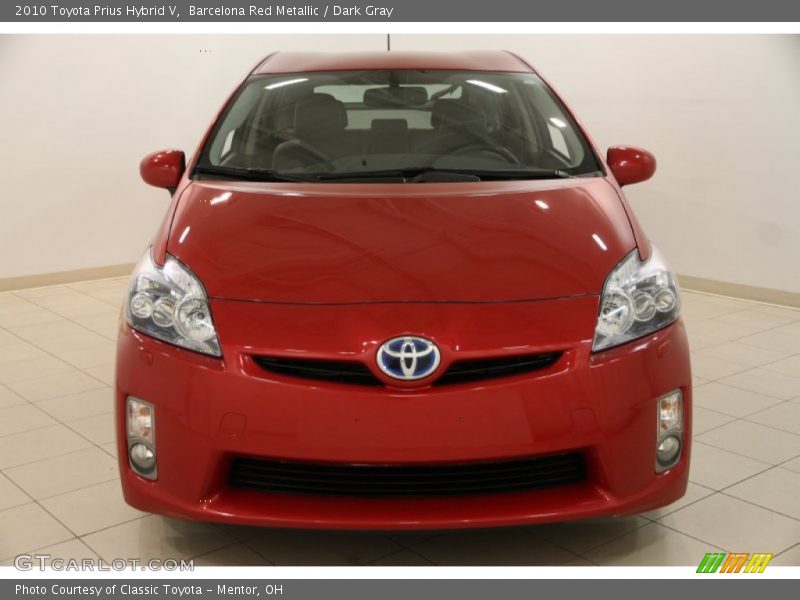 Barcelona Red Metallic / Dark Gray 2010 Toyota Prius Hybrid V