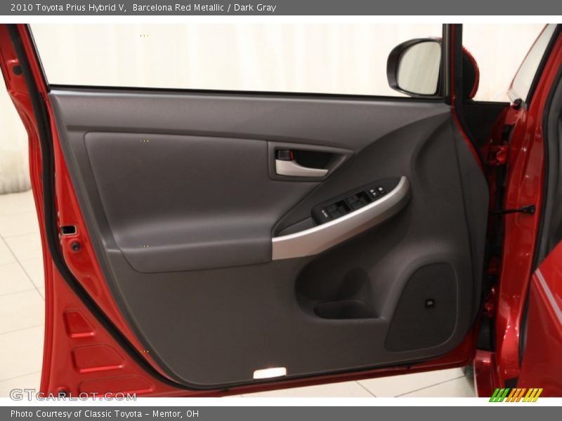 Barcelona Red Metallic / Dark Gray 2010 Toyota Prius Hybrid V