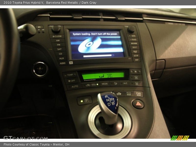 Barcelona Red Metallic / Dark Gray 2010 Toyota Prius Hybrid V