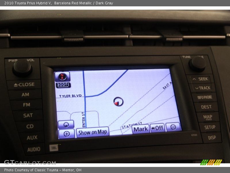 Barcelona Red Metallic / Dark Gray 2010 Toyota Prius Hybrid V
