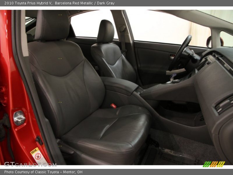 Barcelona Red Metallic / Dark Gray 2010 Toyota Prius Hybrid V