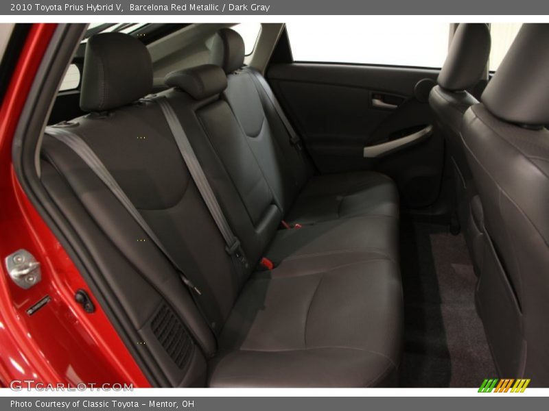 Barcelona Red Metallic / Dark Gray 2010 Toyota Prius Hybrid V