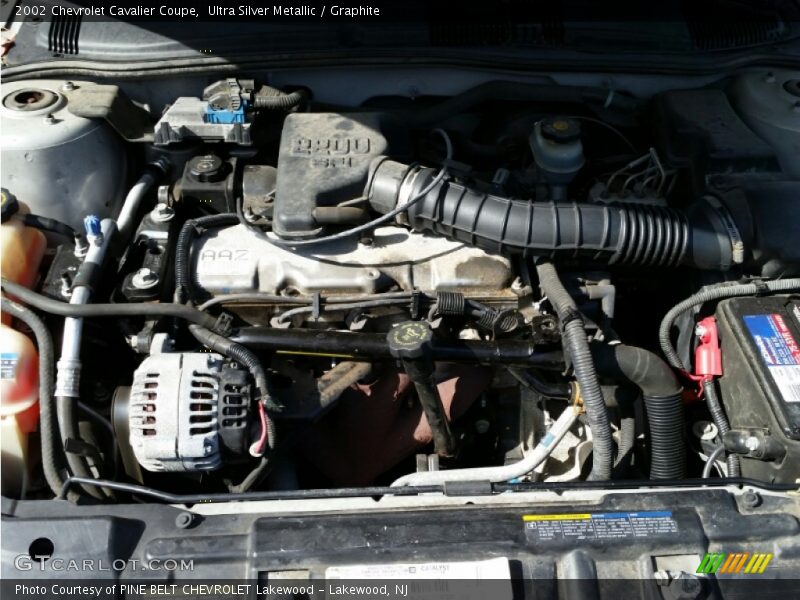 Ultra Silver Metallic / Graphite 2002 Chevrolet Cavalier Coupe