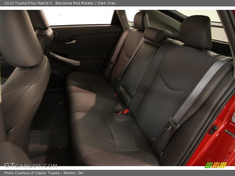 Barcelona Red Metallic / Dark Gray 2010 Toyota Prius Hybrid V