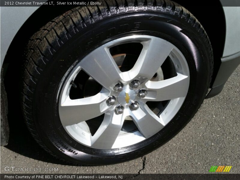 Silver Ice Metallic / Ebony 2012 Chevrolet Traverse LT