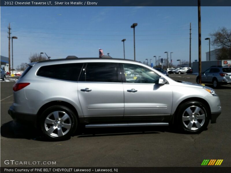 Silver Ice Metallic / Ebony 2012 Chevrolet Traverse LT