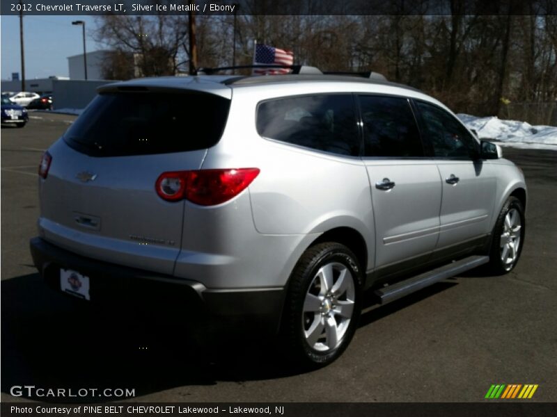 Silver Ice Metallic / Ebony 2012 Chevrolet Traverse LT